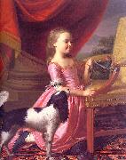 John Singleton Copley Young Lady with a Bird and a Dog china oil painting reproduction